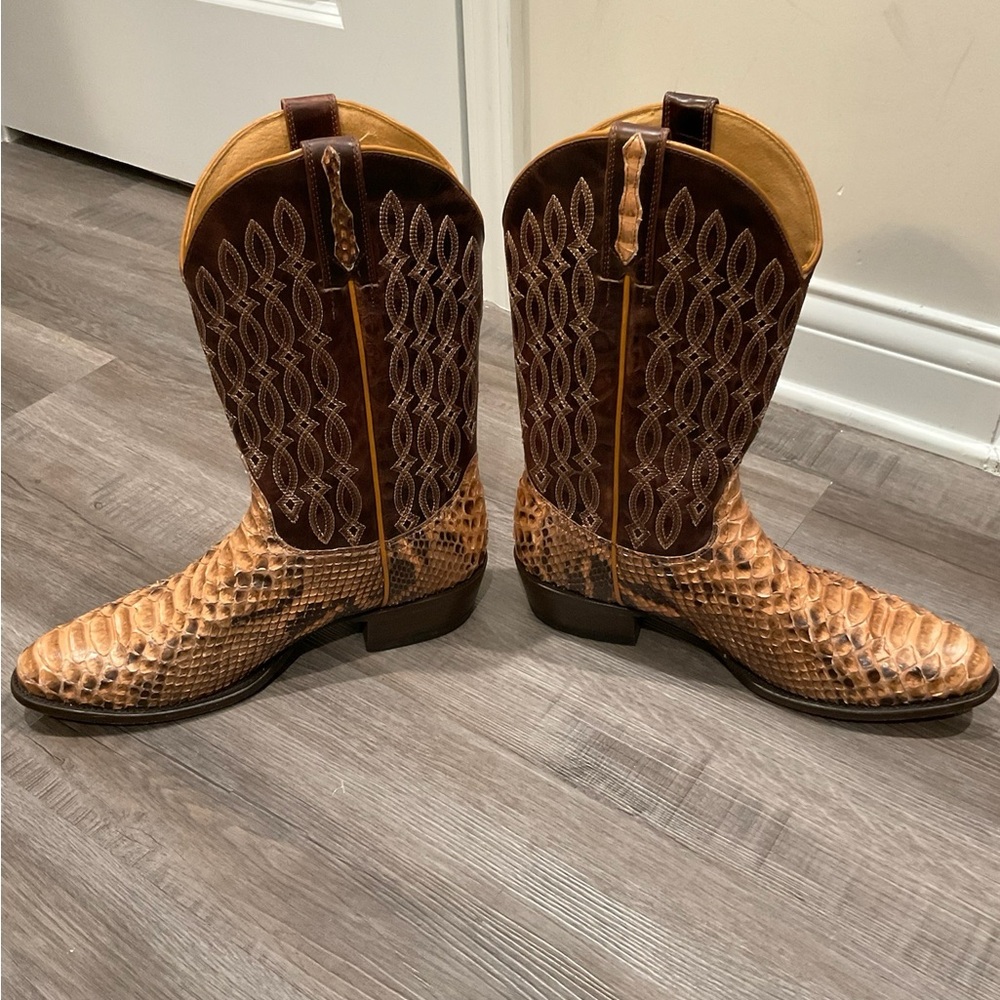 Cody James Exotic Python Round Toe Western Cowboy… - image 7